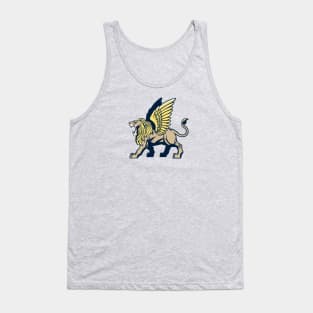 Cool Winged Lion Roaring Tank Top